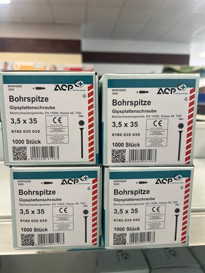 ACP Gipsplattenschraube Bohrspitze, Gebinde im Regal bei Karsen Baustoff