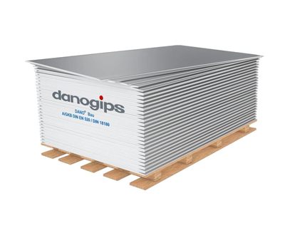 Palette mit danogips DANO Bau Gipskartonplatten
